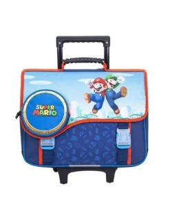 Cartable à Roulettes Super Mario Bros 41 Cm