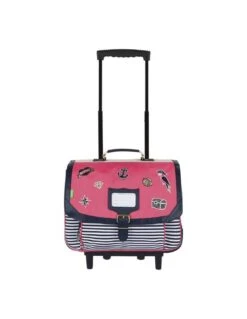 Cartable à Roulettes Tann's Enora Rose 38 Cm -Scolaires Fournitures Magasin cartable a roulettes tann s enora rose 38 3
