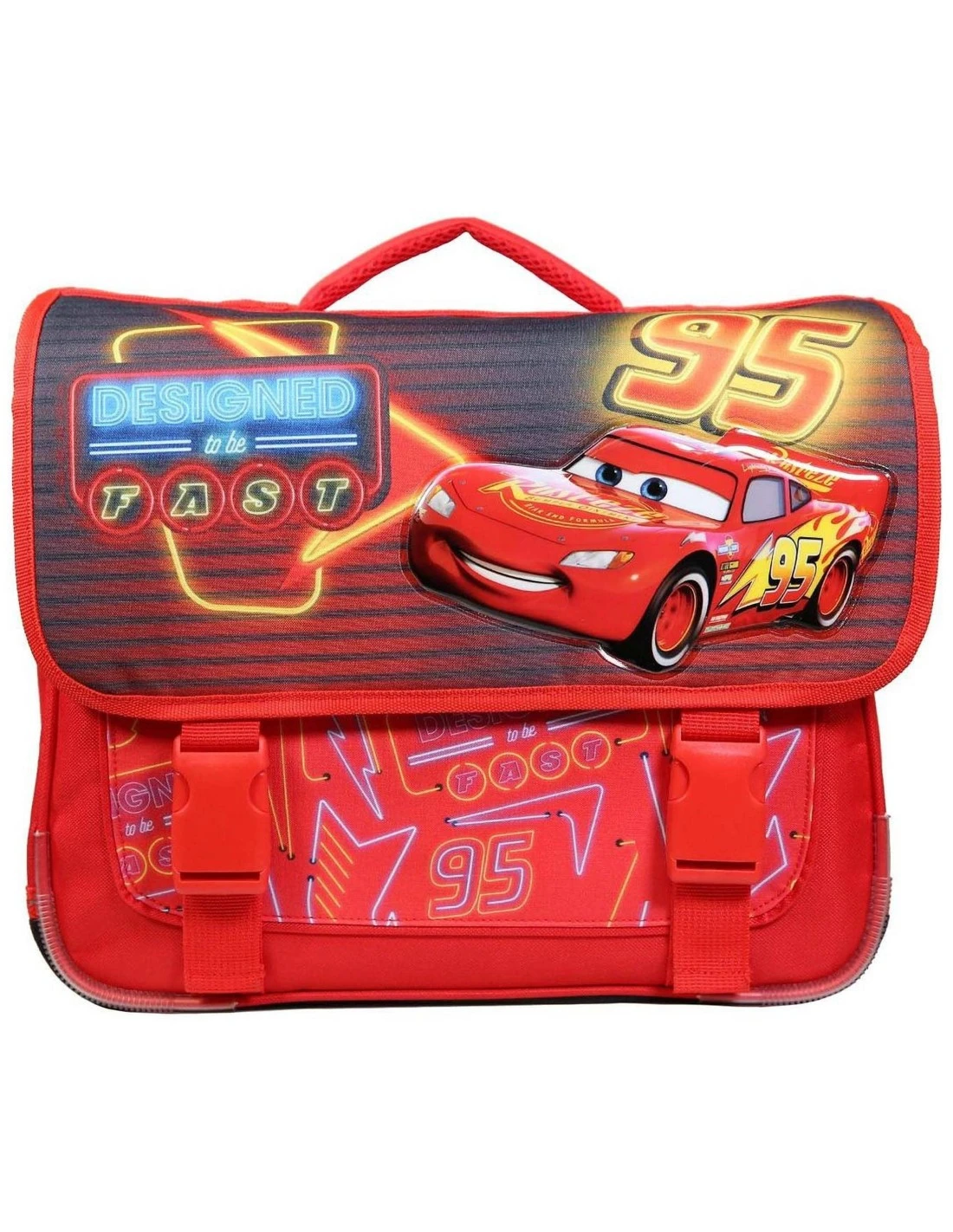 Cartable Cars 38 Cm 2 Compartiments Rouge 3 Cartable Cars 38 Cm 2 Compartiments Rouge