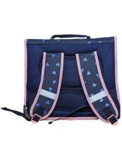 Cartable Milky Kiss Heart Bleu Marine 38cm -Scolaires Fournitures Magasin cartable fille milky kiss ballerina 5