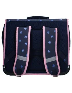 Cartable Milky Kiss Heart Bleu Marine 38cm -Scolaires Fournitures Magasin cartable fille milky kiss ballerina 7