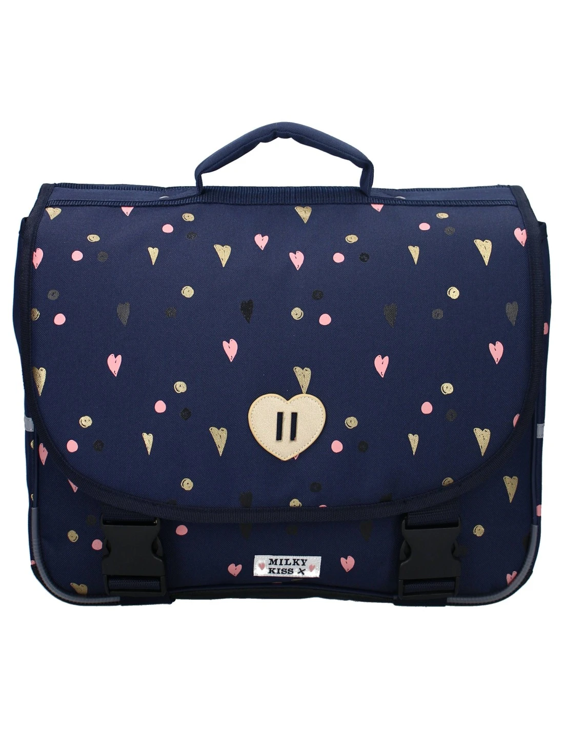 Cartable Milky Kiss Coeur Confetti Love 38 Cm 4 Cartable Milky Kiss Coeur Confetti Love 38 Cm – Image 2