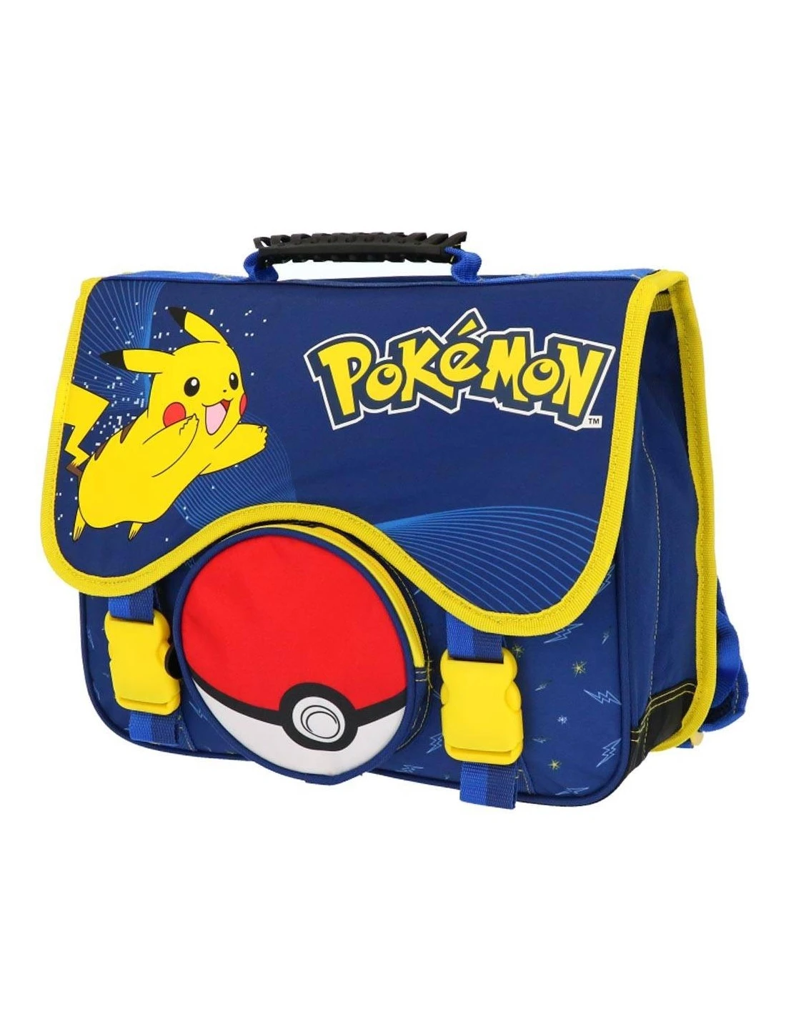 POKEMON Cartable Pokémon Pikachu Pokéball 38 Cm 5 POKEMON Cartable Pokémon Pikachu Pokéball 38 Cm – Image 3