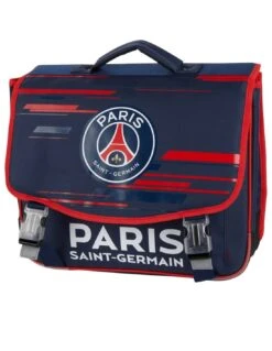 Cartable PSG Bleu 41 Cm 2 Compartiments -Scolaires Fournitures Magasin cartable psg bleu 41 cm 2 compartiments 1 poche 2