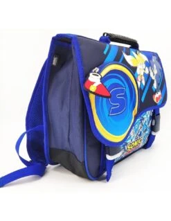 Cartable Sonic 38 Cm 2 Compartiments -Scolaires Fournitures Magasin cartable sonic 38 cm 2 compartiments 3