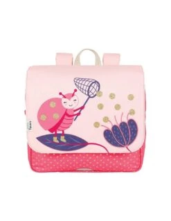 Cartable Souple Maternelle Tann's Fleur Rose