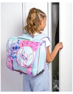 Cartable Stitch Et Angel Hello Cutie 38 Cm -Scolaires Fournitures Magasin cartable stitch hello cutie 38 cm 4