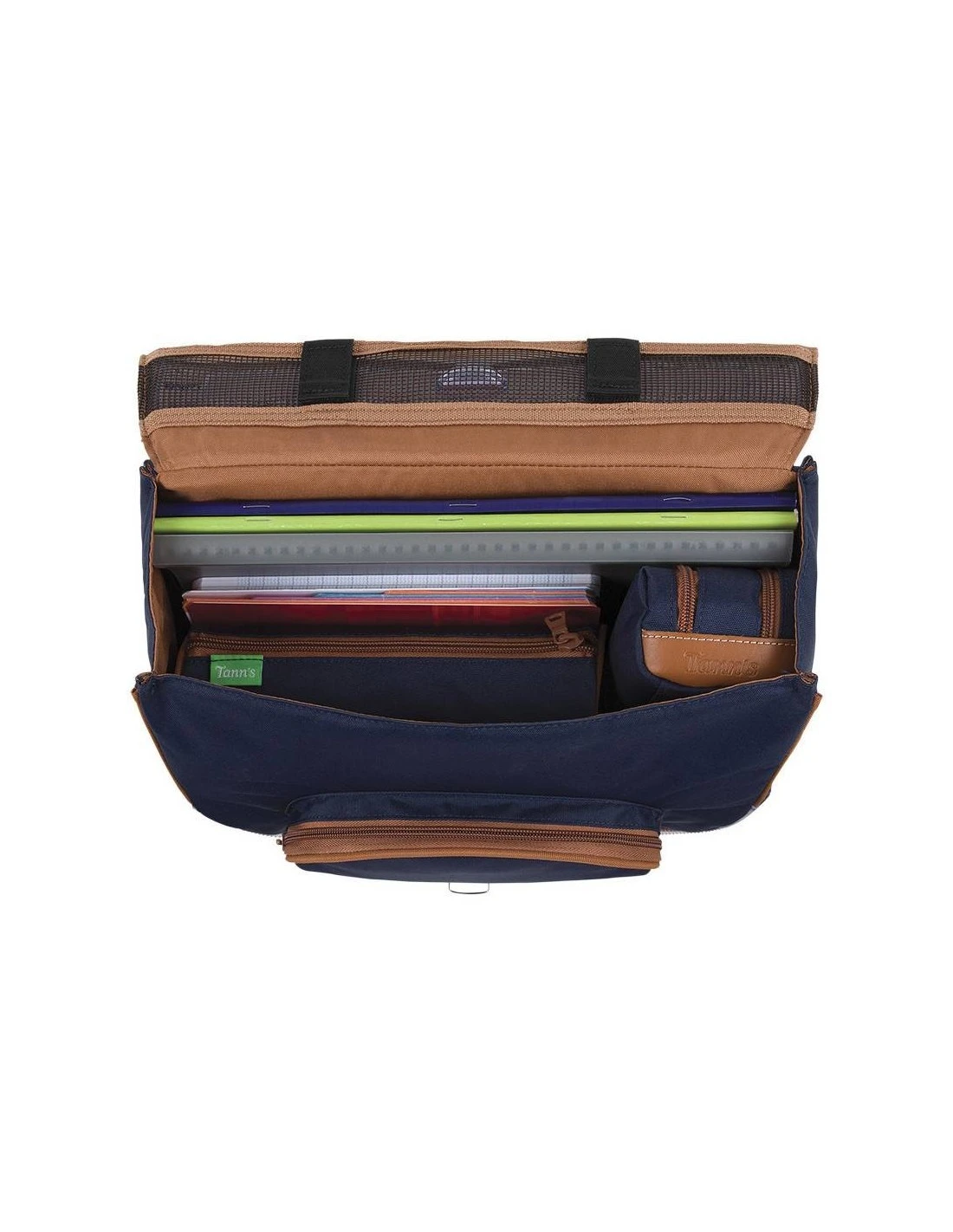 Cartable Tann's Camille Marine 35 Cm 6 Cartable Tann's Camille Marine 35 Cm – Image 4