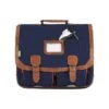 Cartable Tann's Camille Marine 41 Cm -Scolaires Fournitures Magasin cartable tann s camille marine 41