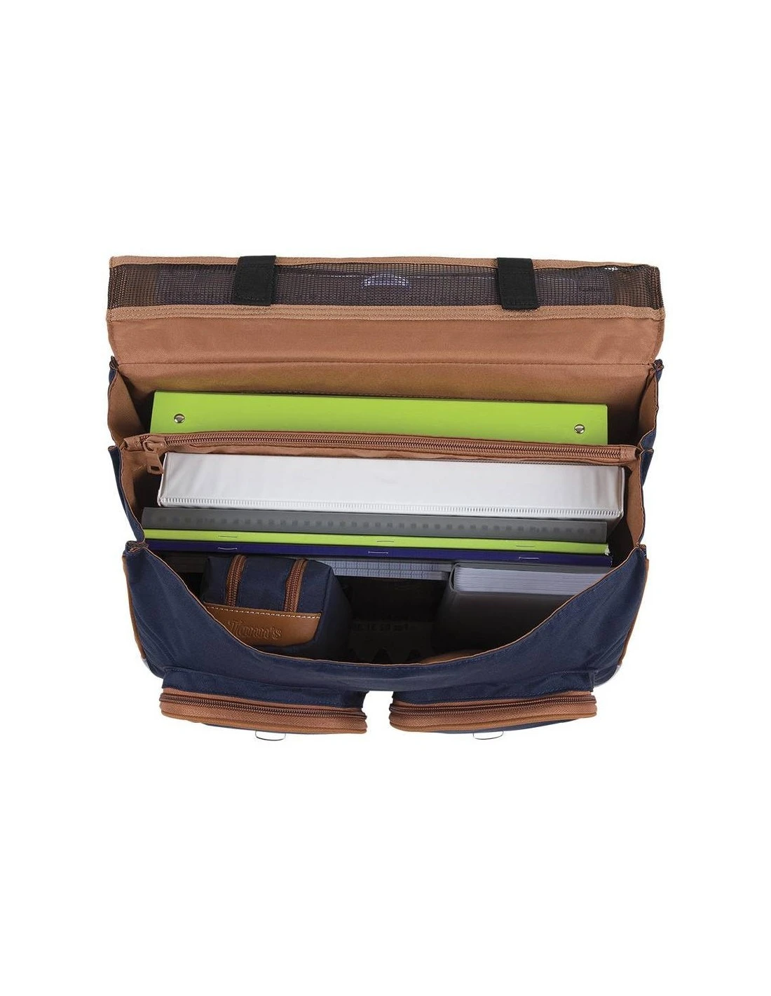 Cartable Tann's Camille Marine 41 Cm 6 Cartable Tann's Camille Marine 41 Cm – Image 4