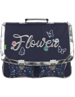 Cartable Tann's Carla Bleu Flower 41 Cm