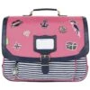 Cartable Tann's Enora Rose 35 Cm -Scolaires Fournitures Magasin cartable tann s enora 35 cm