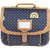 Cartable Tann's Faustine Bleu/ Moutarde 35 Cm -Scolaires Fournitures Magasin cartable tann s faustine bleu moutarde 35 cm