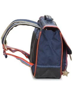 Cartable Tann's Leila Arc En Ciel Bleu 35 Cm -Scolaires Fournitures Magasin cartable tann s leila bleu 35 4