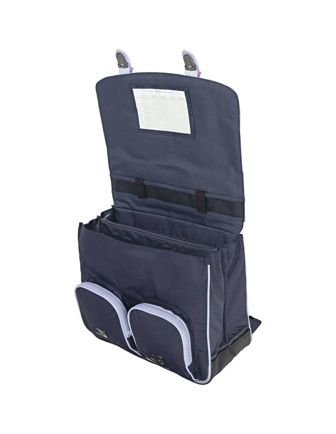 Cartable Tann's Juliette Bleu Marine 41 Cm 5 Cartable Tann's Juliette Bleu Marine 41 Cm – Image 3