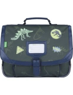 Cartable Tann's Les Fantaisies Timothée Kaki Dino 35 Cm