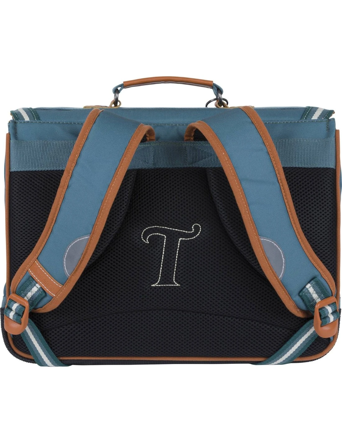 Cartable Tann's Cyrillus Côme Vert Canard 38 Cm 4 Cartable Tann's Cyrillus Côme Vert Canard 38 Cm – Image 2