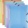 Chemise à élastiques 3 Rabats A4 Pastel Polypro Exacompta -Scolaires Fournitures Magasin chemise a elastiques 3 rabats a4 pastel exacompta