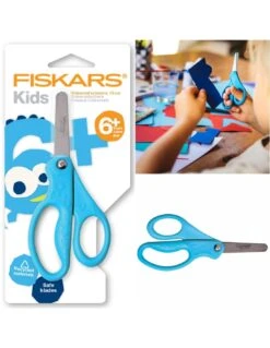 Ciseaux 13 Cm Bleu Fiskars Kids Droitier Et Gaucher 6 Ans+ -Scolaires Fournitures Magasin ciseaux pour enfants 13 cm bleu recycles fiskars 3