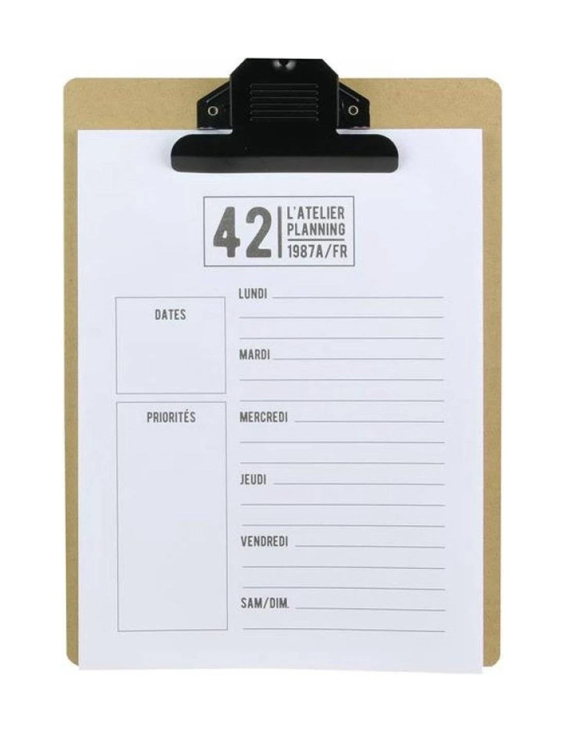 CMP Clipboard Bloc Notes Bistrot + 52 Pages Détachables 3 CMP Clipboard Bloc Notes Bistrot + 52 Pages Détachables