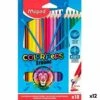 Crayon De Couleur MAPED Colors' Peps Strong X18 -Scolaires Fournitures Magasin crayon de couleur maped colors peps strong x18