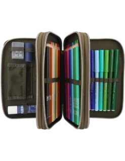 Dino World Trousse à Crayons 3 Compartiments Dino Avec Effet 3D -Scolaires Fournitures Magasin dino world trousse 3 compartiments dinosaure 3