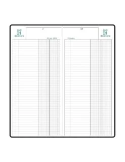 Exacompta Agenda Civil De La Banque Long 2 Volumes Noir - 34 X 16 Cm 2025 -Scolaires Fournitures Magasin exacompta agenda civil du banquier long 2 volumes noir 34 x 16 cm 1