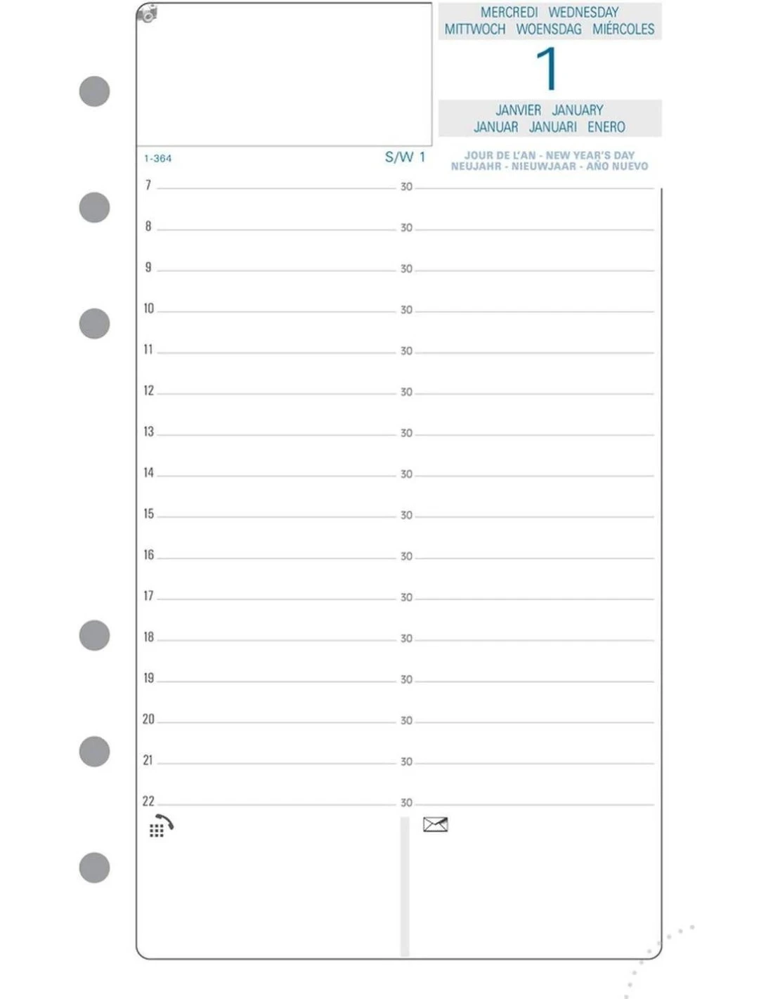 Exacompta - Recharge Pour Organiseur Exatime 17 Journalier - 17,2 X 10,5 Cm - Janvier à Décembre 2025 3 Exacompta - Recharge Pour Organiseur Exatime 17 Journalier - 17,2 X 10,5 Cm - Janvier à Décembre 2025