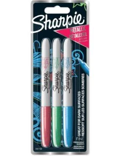 Feutre Sharpie Couleurs Métallisés Lot De 3