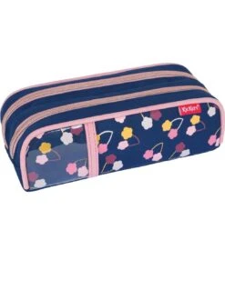 Trousse Double Compartiments KICKERS FANTAISIE GIRL -Scolaires Fournitures Magasin fourre tout double kickers fantaisie girl 2