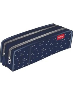 Trousse Double Compartiment Kickers Girl Marine Etoilée