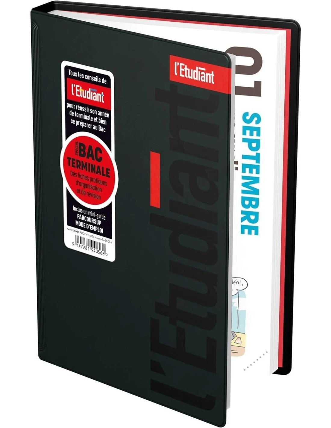 L'ETUDIANT BAC TERMINAL Agenda Scolaire 2024 - 2025 Couverture Ouatinée 12x18cm Noir 3 L'ETUDIANT BAC TERMINAL Agenda Scolaire 2024 - 2025 Couverture Ouatinée 12x18cm Noir