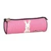Trousse Ronde Lapins Crétins Doudou Rose -Scolaires Fournitures Magasin lapins cretins trousse ronde doudou rose