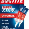 Loctite Super Glue-3 Original Colle Transparente à Séchage Rapide, 2 Tubes 3 G -Scolaires Fournitures Magasin loctite super glue 3 original 2 tubes 3 g