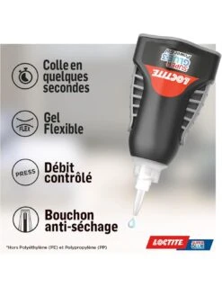 Loctite Super Glue-3 Power Gel Flacon 3g -Scolaires Fournitures Magasin loctite super glue 3 power gel 4