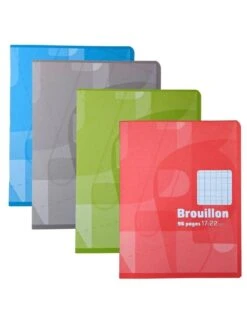 Lot De 10 Cahiers De Brouillon 17 X 22 Cm 96p