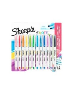 Lot De 12 Marqueurs Créatifs Avec Pointe 2en1 Sharpie S.NOTE