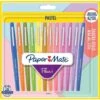 Lot De 12 Stylos Paper Mate Flair Pastel -Scolaires Fournitures Magasin lot de 12 stylos feutre pastel paper mate flair