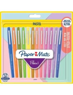 Lot De 12 Stylos Paper Mate Flair Pastel