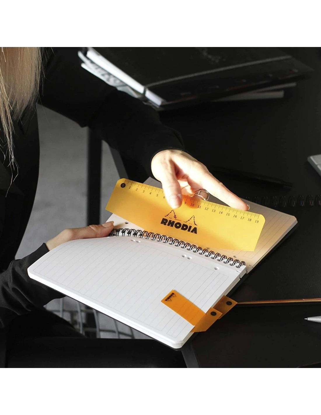 Lot De 5 Cahiers Spirale Notebook Rhodia A5+ Petits Carreaux 160 Pages 9 Lot De 5 Cahiers Spirale Notebook Rhodia A5+ Petits Carreaux 160 Pages – Image 7