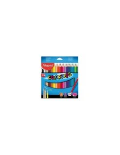 24 Crayons De Couleur MAPED Color'Peps