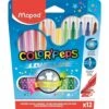 Maped 12 Feutres Color'Peps Long Life -Scolaires Fournitures Magasin maped etui de 12 feutres color peps long life