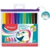12 Feutres Effaçables Maped Pour Tableau Blanc Marker'peps -Scolaires Fournitures Magasin maped marker peps trousse de 12 marqueurs pour tableau blanc