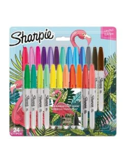 Marqueur Sharpie Permanent Pointe Fine Flamingo X24