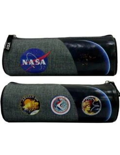 NASA Trousse Scolaire Ronde 1 Compartiment