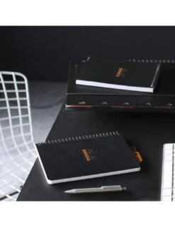 Cahier Spirale Notebook Rhodia A5+ Polypro - Petits Carreaux 160 Pages -Scolaires Fournitures Magasin notebook rhodia a5 polypro petits carreaux 160 pages 2