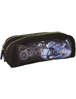 Trousse 2 Compartiments Megacars -Scolaires Fournitures Magasin oberthur trousse double compartiment megacars megabikes 4