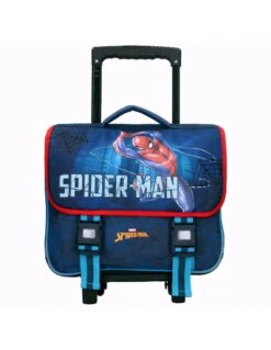 Pack Cartable à Roulettes SpiderMan 38 Cm + Trousse -Scolaires Fournitures Magasin pack cartable a roulettes spiderman 38 cm trousse 3