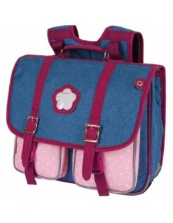 Pack Cartable Kickers Girl 38 Cm + Trousse Assortie -Scolaires Fournitures Magasin pack cartable kickers girl 38 trousse 1
