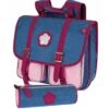 Pack Cartable Kickers Girl 38 Cm + Trousse Assortie -Scolaires Fournitures Magasin pack cartable kickers girl 38 trousse